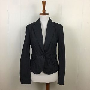 Banana Republic Checked Long Sleeve Blazer‎ Jacket